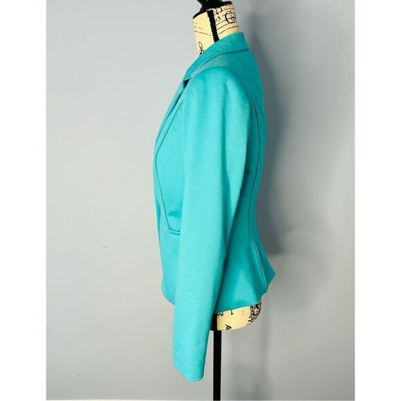 The Limited Women's XS Aqua Blue Single Button Blazer Jacket Workwear Fitted - Picture 3 of 8